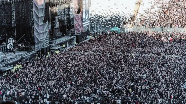 El público llegó en masa a disfrutar del Knotfest | Imagen: Guillermo Salazar