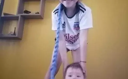 Maximiliano Esteban junto a su hermana, Mailen