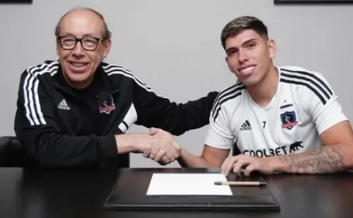Carlos Palacios jugará con el número 7 en Colo Colo