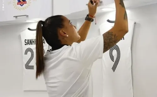 María José Urrutia firma su puesto en el vestuario. / Foto: Colo Colo