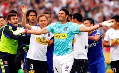 Francisco Prieto fue encarado por sus rivales al final del partido | Agencia Uno