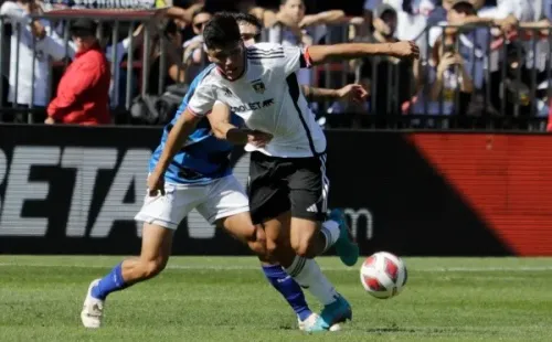 Damián Pizarro fue un problema sin solución para los defensas de Huachipato. / FOTO: Photosport