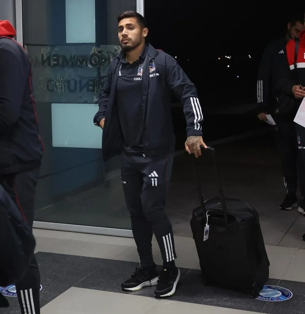 Marcos Bolados dejó atrás su lesión y asoma como titular ante Monagas. Fuente: Colo Colo.