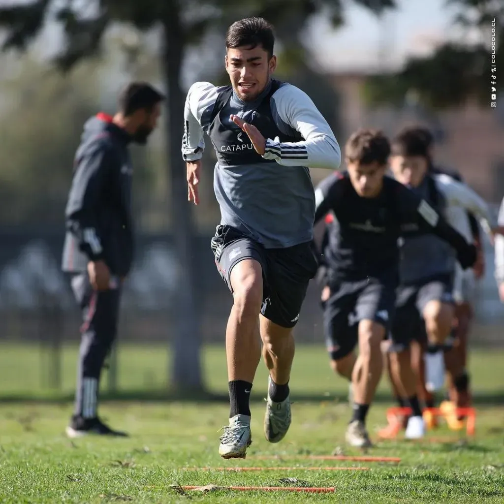 Nicolás Suárez en Colo Colo. Crédito: Colo Colo.