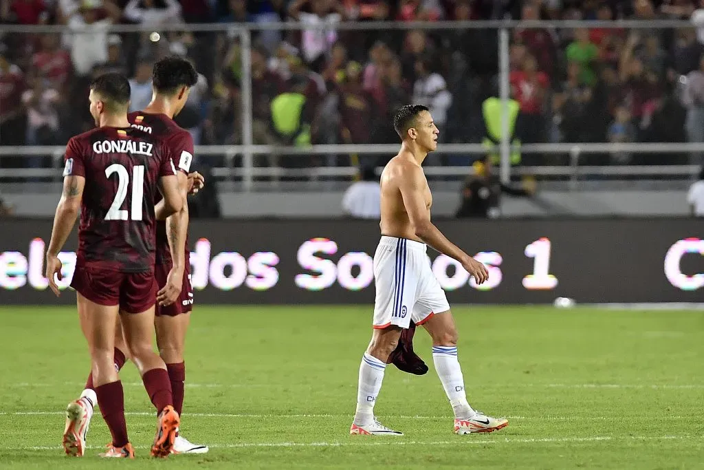 Chile cae ante Venezuela y pierde terreno en las Eliminatorias. Fuente: Photosport.
