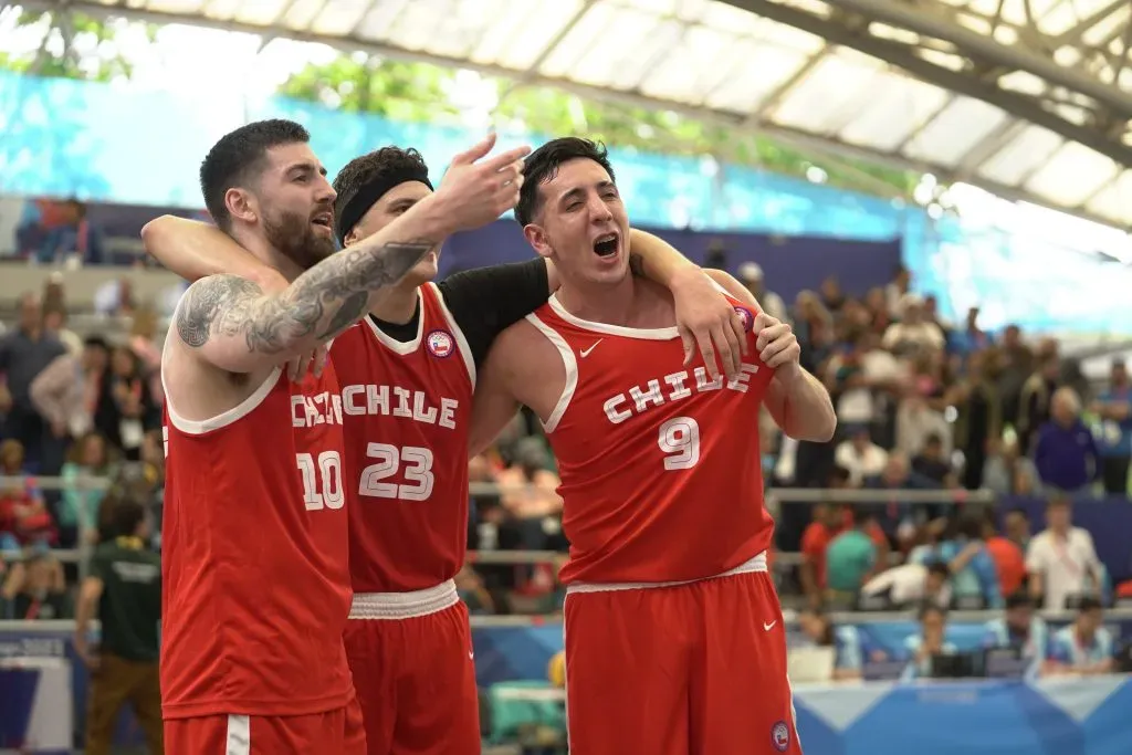 Chile consiguió plata en el básquet 3×3 masculino | Foto: Benjamín Villela, Coch