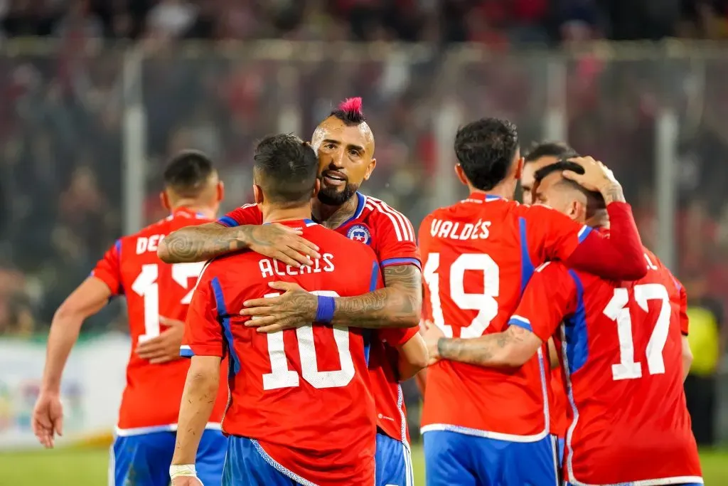 Chile venció 3-2 a Paraguay en un amistoso jugado este año en el Monumental. Fuente: Guille Salazar / Dale Albo