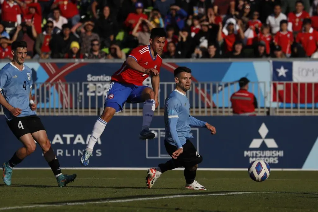 Alexander Aravena anotó el gol de La Roja | Foto: Photosport