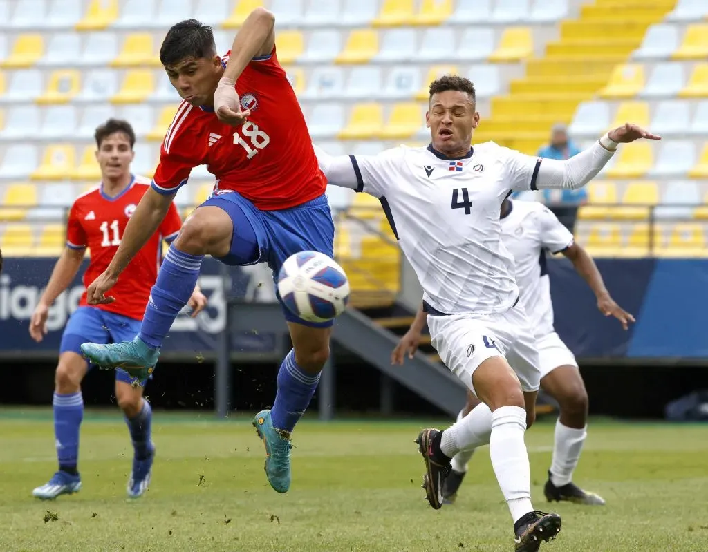 Damián Pizarro ha sido una de las buenas figuras de la Roja en Santiago 2023. Fuente: Photosport.