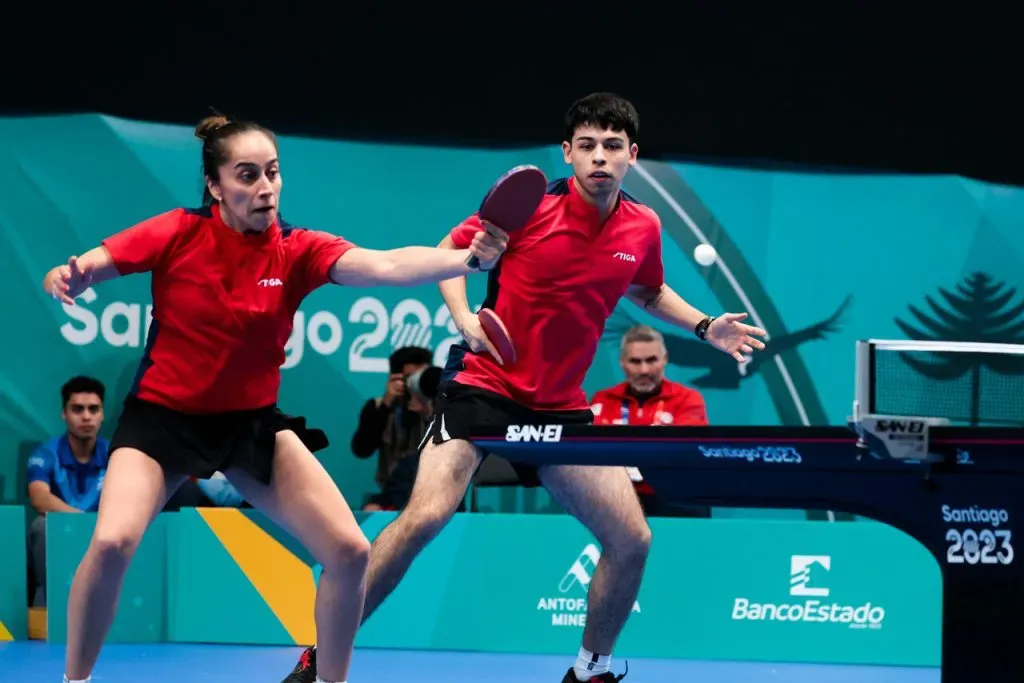 Nueva medalla de bronce para el Team Chile. Fuente: Javier Vergara/ Santiago 2023 via Photosport