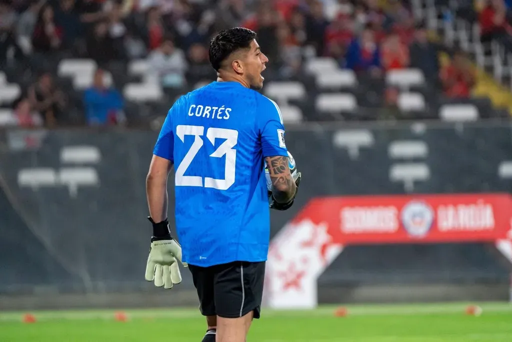 Brayan Cortés defenderá los tres tubos de la Roja ante Paraguay. Fuente: Guille Salazar/DaleAlbo.