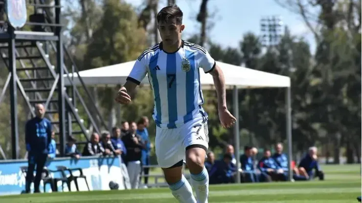 Pablo Solari es parte de una nueva nómina de la Selección Argentina Sub 23 | Foto: Instagram AFA