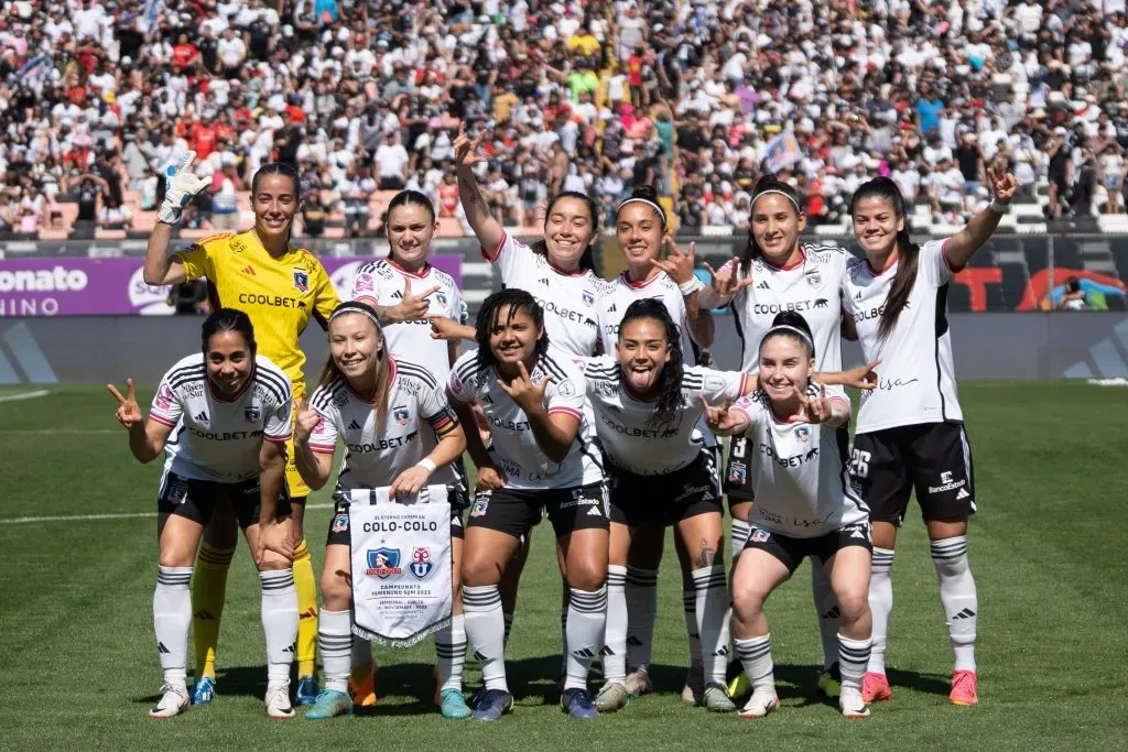 Colo Colo Femenino y su formación. Crédito: Guille Salazar, DaleAlbo.