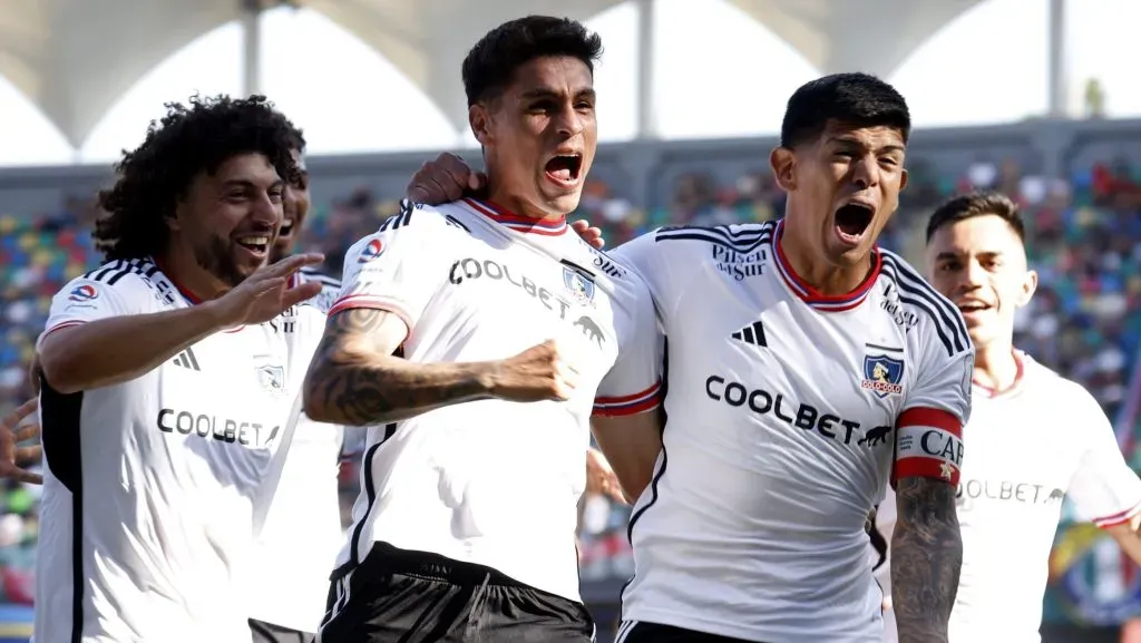 Colo Colo y su celebración. Crédito: Photosport