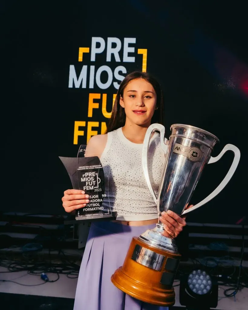 Catalina Muñoz provocó la emoción de su padre, Carlos Muñoz