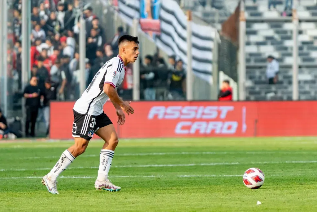 Vicente Pizarro en el partido de Colo Colo vs Unión La Calera. (Foto: Guillermo Salazar/DaleAlbo)