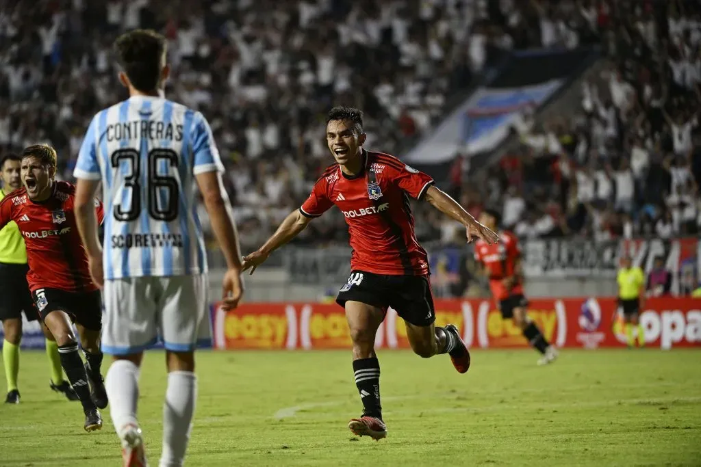 Vicente Pizarro marcó el 3 a 1 para el Cacique en la final de la Copa Chile ante Magallanes. Fuente: Photosport.
