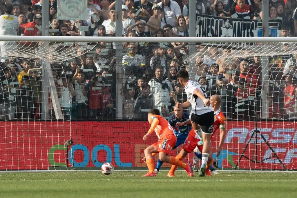 Damián Pizarro le anotó a Cobresal en la goleada 6-0. (Foto: Guillermo Salazar/DaleAlbo)