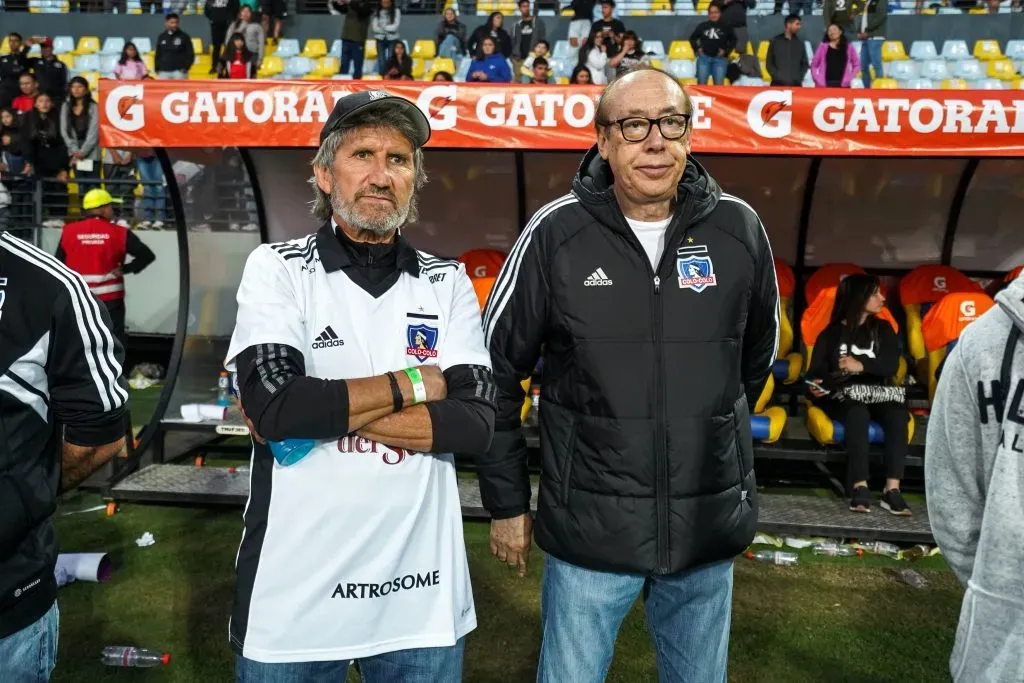 Daniel Morón y Alfredo Stöhwing en la final del fútbol femenino 2022. (Foto: Guillermo Salazar/DaleAlbo)