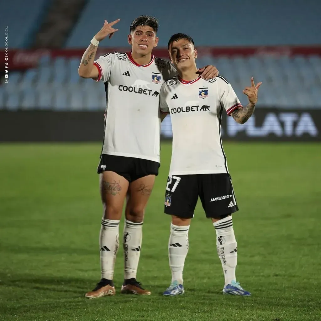 Cristián Zavala convirtió uno de los penales de Colo Colo ante Rosario Central. Imagen: Colo Colo Oficial