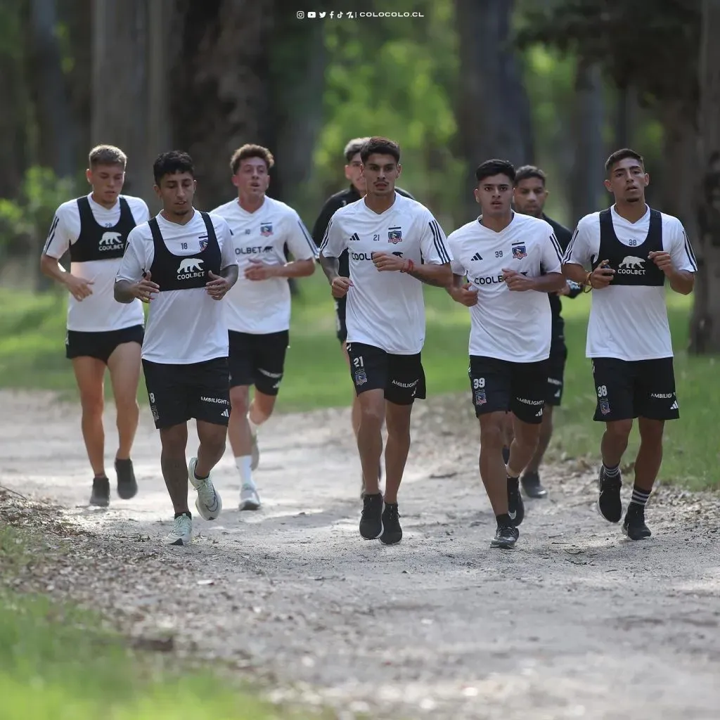 Los jugadores de Colo Colo en la pretemporada en Uruguay. (Foto: Colo Colo)