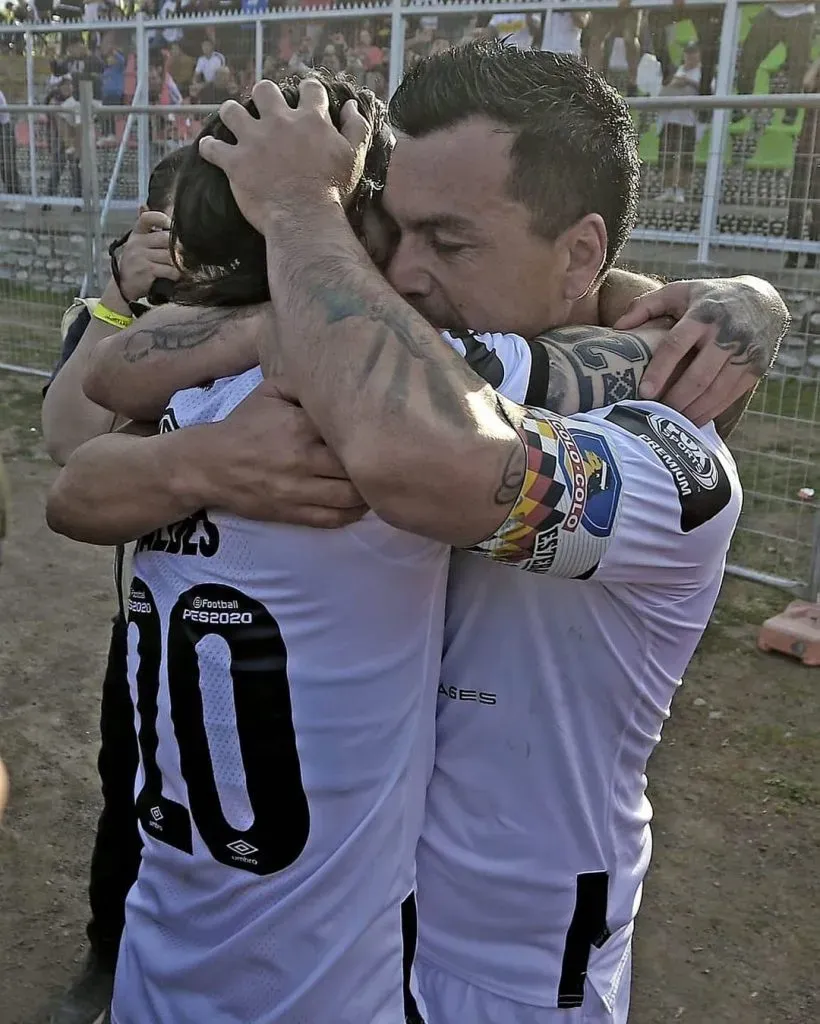 La amistad entre Jaime Valdés y Esteban Paredes nació en Colo Colo. Imagen: Instagram Jaime Valdés