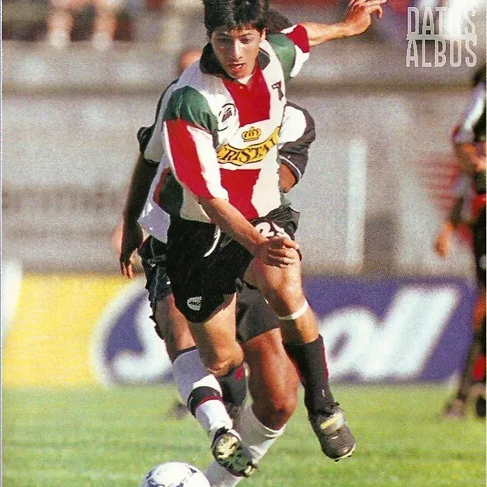 Jaime Valdés en Palestino vs Colo Colo. | Imagen: Datos Albos.