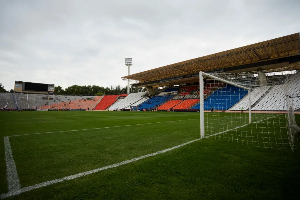 Estadio Malvinas Argentinas, el reducto del encuentro Godoy Cruz vs Colo Colo. Imagen: Axel Lloret/Getty Images