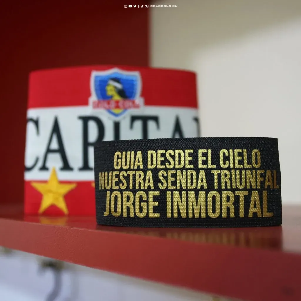 El homenaje de Colo Colo a Jorge Toro para enfrentar a Unión Española. Imagen: Colo Colo Oficial