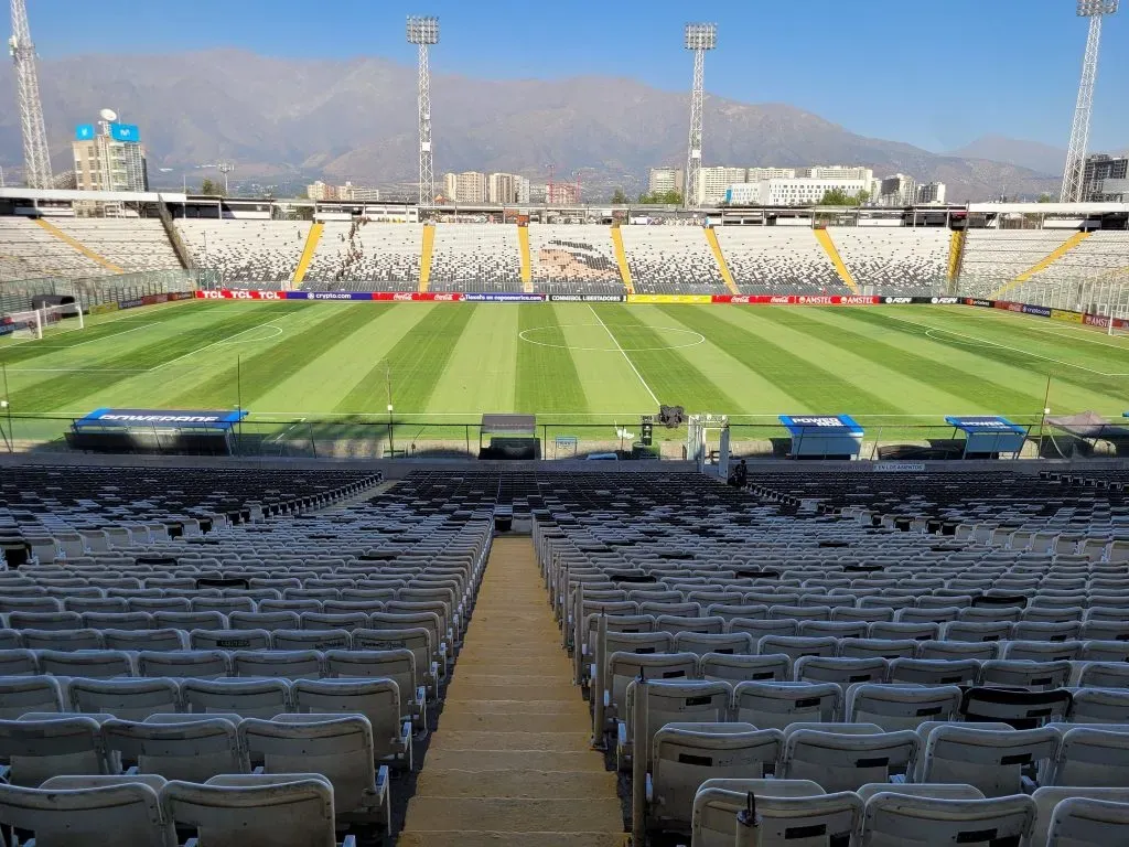 La cancha del Estadio Monumental. (Foto: @ChrisBrandtR)