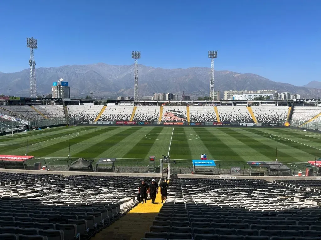 Así está la cancha para el Superclásico. (Foto: DaleAlbo)