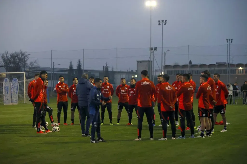 Los seleccionados nacionales viven los primeros entrenamientos con Gustavo Gareca en La Roja. Imagen: ANFP