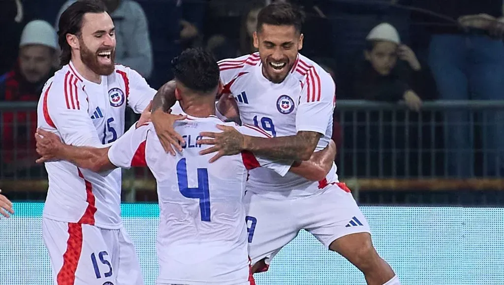 Marcos Bolados anotó el segundo gol de Chile frente a Albania | Foto: Photosport