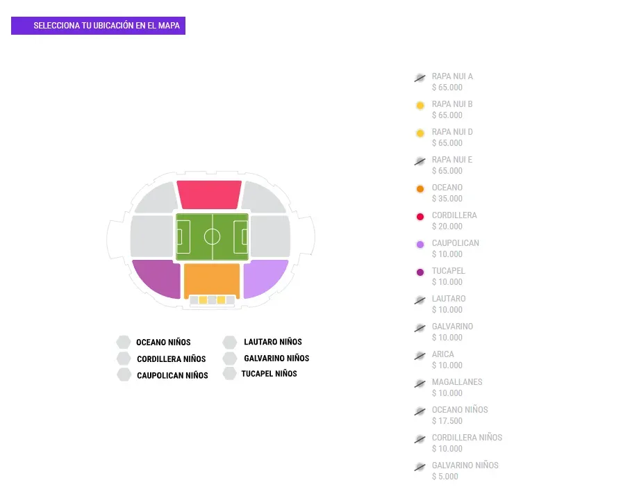 Entradas disponibles para Colo Colo vs Cerro Porteño. (Foto: captura)