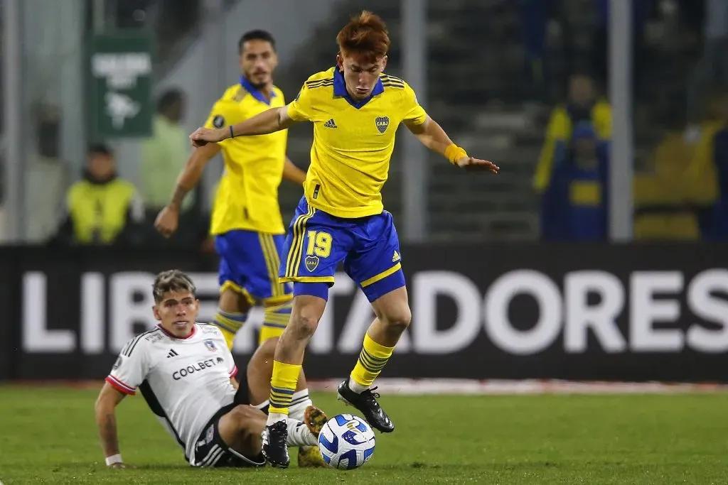 Valentín Barco fue uno de los buenos valores de Boca en la Libertadores 2023