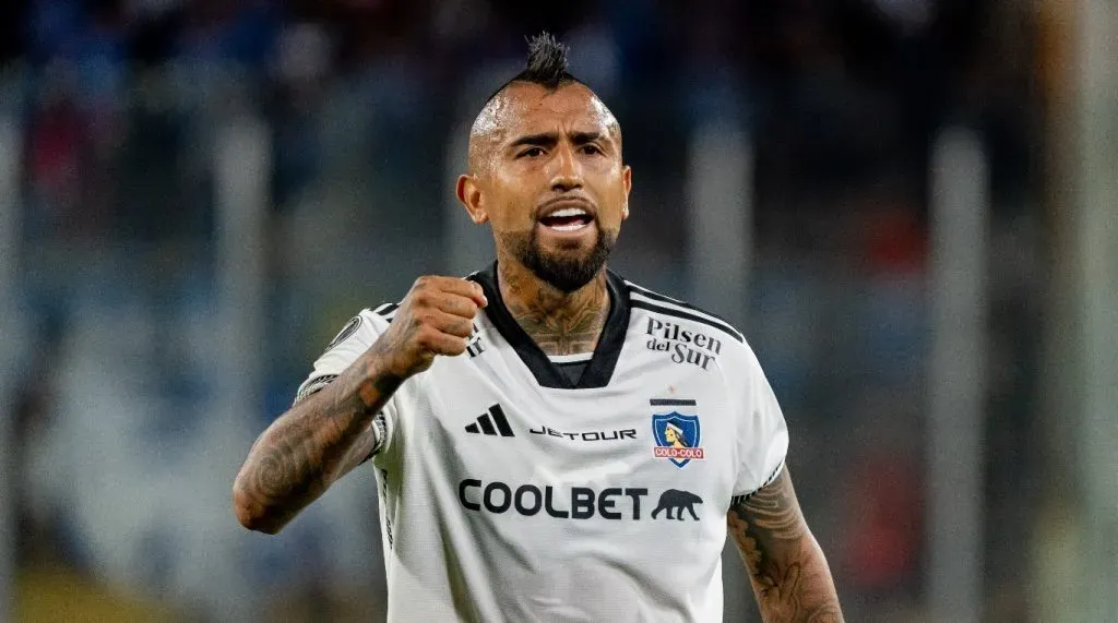 Arturo Vidal busca su primer gol en Copa Libertadores.