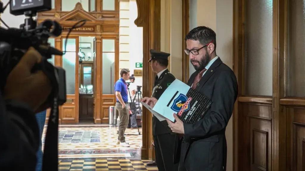 Matías Camacho, presidente del Club Social Colo Colo.