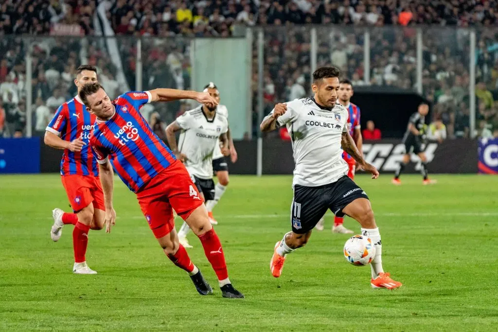 Marcos Bolados le ganó la pulseada a Cristián Zavala y será el puntero derecho del Cacique ante Fluminense. Foto: Guillermo Salazar/DaleAlbo.