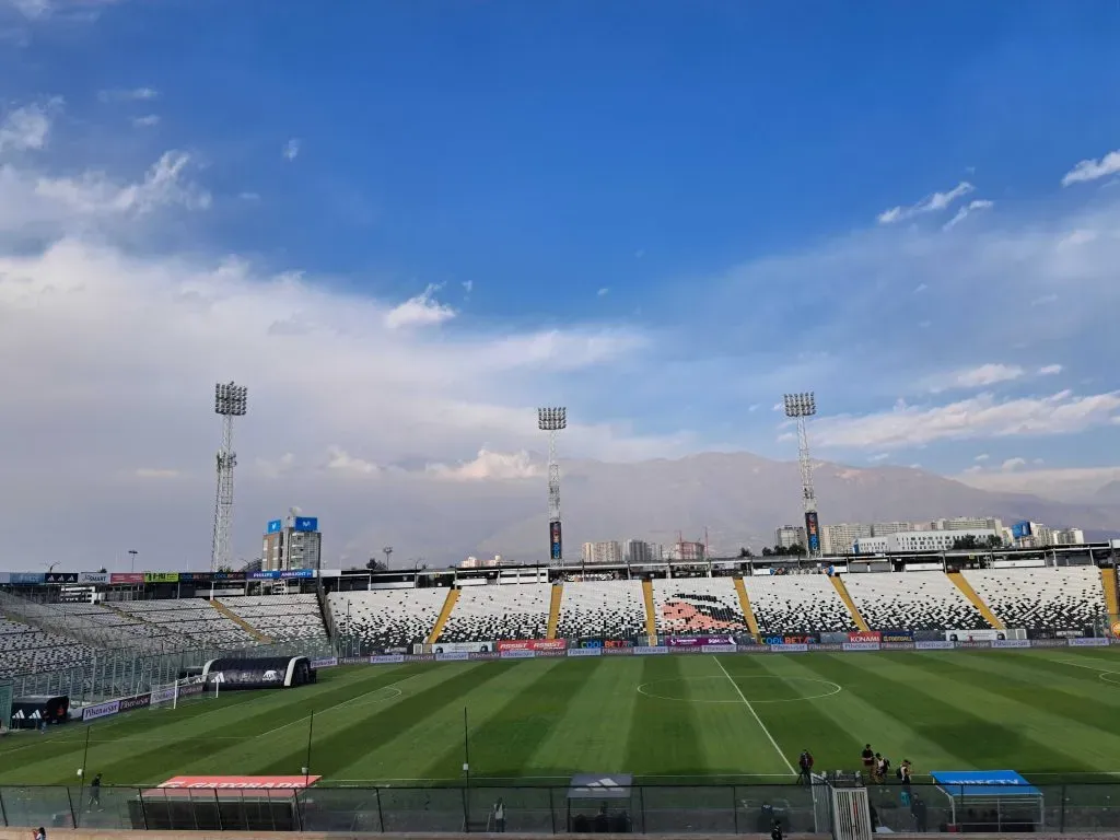 Así está la cancha del Estadio Monumental. (Foto: DaleAlbo)