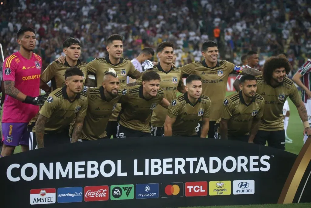 Formación de Colo Colo vs Fluminense por la Copa Libertadores. (Foto: Photosport)