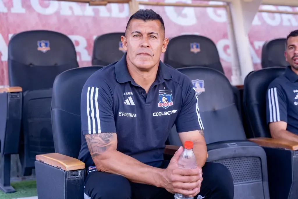 Marcelo Barticciotto y un mensaje para Jorge Almirón.Imagen: Guille Salazar