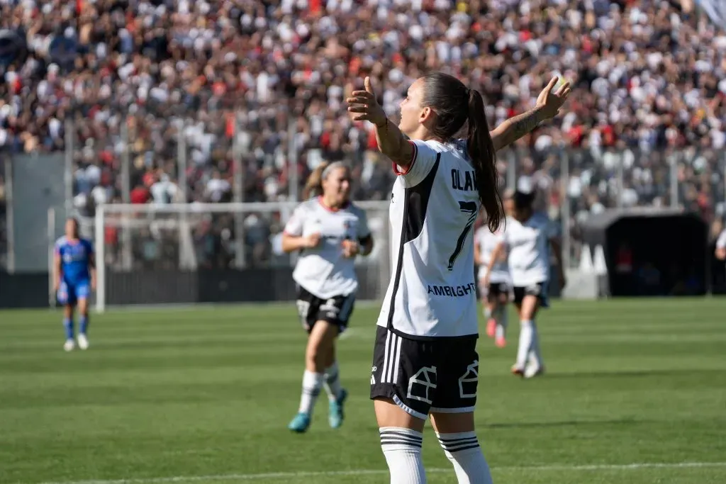 Olave y su tradicional festejo como Jude Bellingham | Foto: Guille Salazar, DaleAlbo