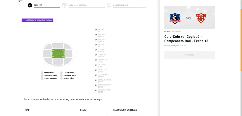 Entradas agotadas para Colo Colo vs Deportes Copiapó.
