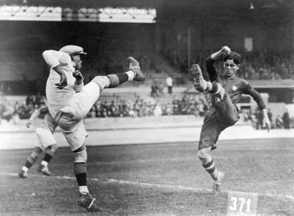 La Selección Chilena jugando los Juegos Olímpicos de 1928