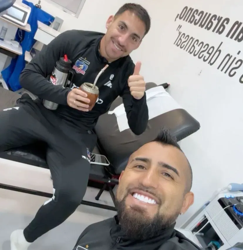 Arturo Vidal y Javier Correa buscan decir presente en el Superclásico. Imagen: Instagram Arturo Vidal.