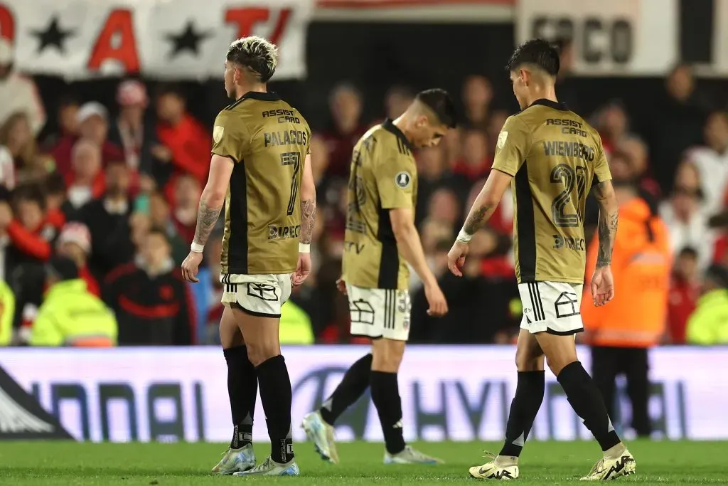 Los lamentos de Colo Colo al quedar eliminado de Copa Libertadores. (Foto: Photosport)