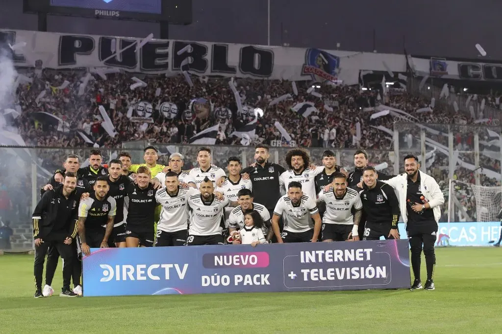 Formación de Colo Colo en el partido con Universidad Católica. (Foto: Photosport)
