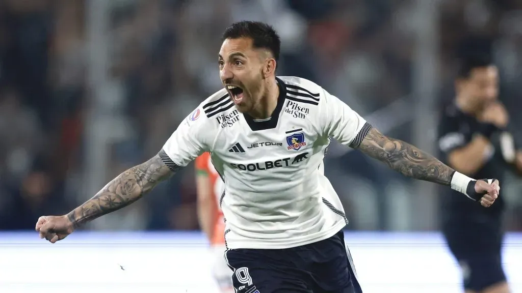 El desahogo de Javier Correa tras sus goles en Colo Colo.
