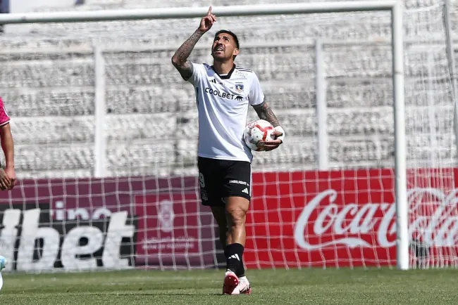 Javier Correa sólo vio acción en el primer tiempo ante Palestino. Imagen: Javier Salvo/Photosport