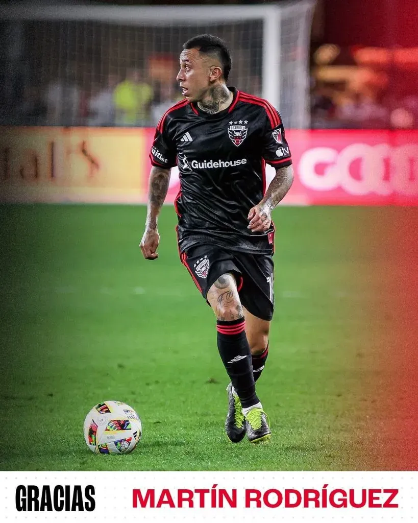 La despedida del DC United a Martín Rodríguez. (Foto: dcunited)
